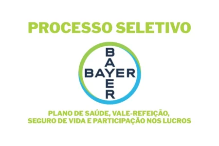 Trabalhe na Bayer em 18 vagas abertas para áreas técnicas, corporativas e industriais e receba plano de saúde, vale-refeição, seguro de vida e participação nos lucros em diferentes estados do Brasil Trabalhe na Bayer em 18 vagas abertas para áreas técnicas, corporativas e industriais e receba plano de saúde, vale-refeição, seguro de vida e participação nos lucros em diferentes estados do Brasil