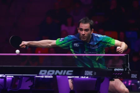 Calderano perde para Lebrun e é eliminado nas oitavas do WTT Finals Calderano perde para Lebrun e é eliminado nas oitavas do WTT Finals