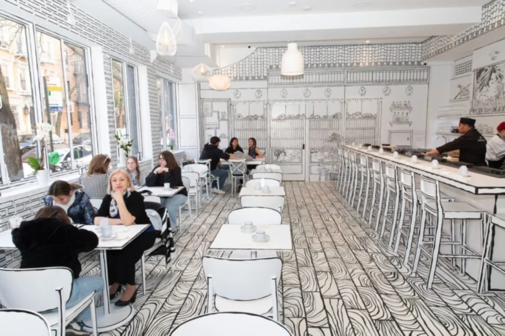 Restaurante com decoração toda feita à mão viraliza nas redes sociais
