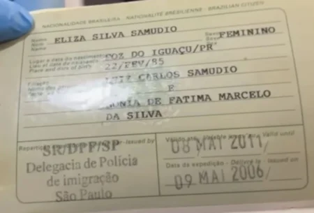 Passaporte de Eliza Samudio encontrado em Portugal agora Passaporte de Eliza Samudio encontrado em Portugal agora