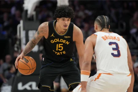 Gui Santos vira estrela da NBA em alta escalada com Warriors Gui Santos vira estrela da NBA em alta escalada com Warriors