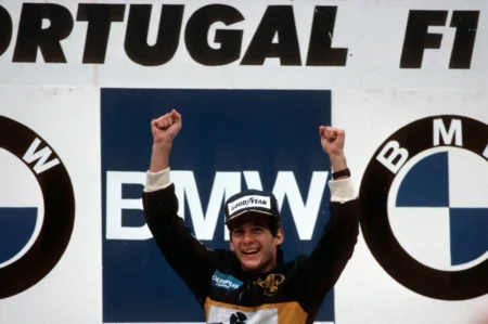 Há 41 anos Senna vencia primeira corrida na F1 dominando em Estoril na chuva