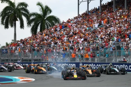 F1: GP de Miami agora às 14h por previsão de tempestade
