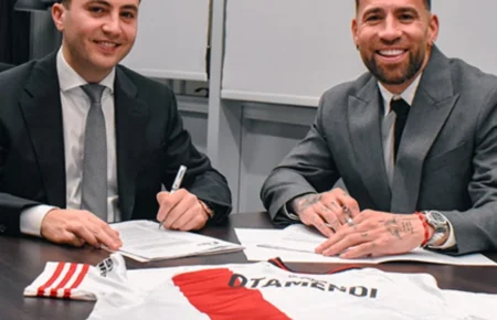 River Plate anuncia contratação de Otamendi campeão do mundo agora em 2027